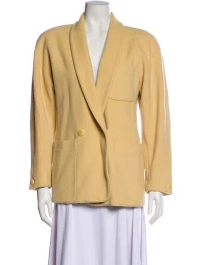 Pre-owned Escada Wool Blazer In Neutral