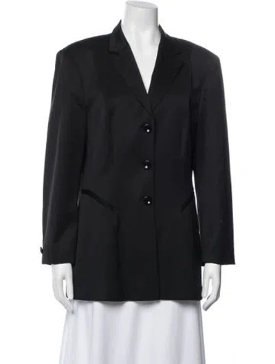 Pre-owned Escada Wool Blazer In Neutral