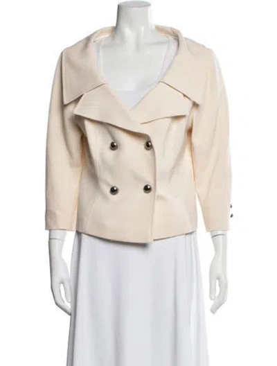 Pre-owned Escada Wool Blazer In Neutrals