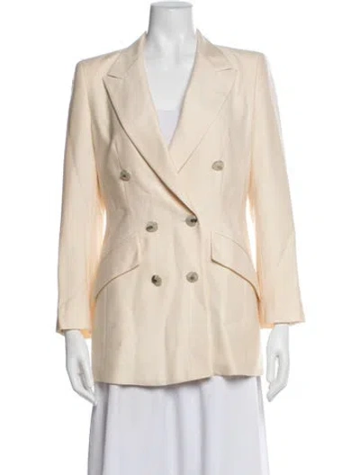Pre-owned Escada Wool Blazer In Neutrals
