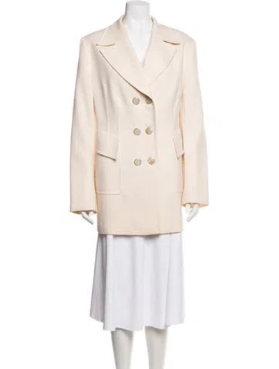 Pre-owned Escada Wool Blazer In Neutrals