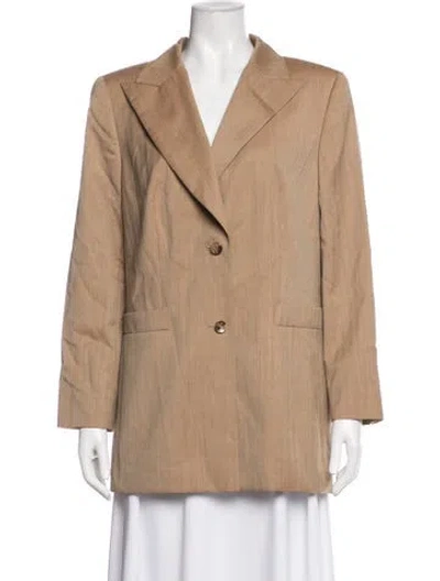Pre-owned Escada Wool Blazer In Neutrals