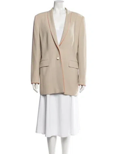 Pre-owned Escada Wool Blazer In Neutrals
