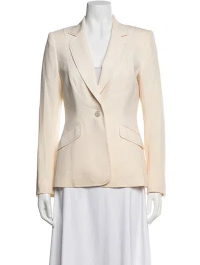 Pre-owned Escada Wool Blazer In Neutrals