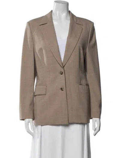 Pre-owned Escada Wool Blazer In Neutrals
