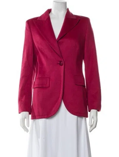 Pre-owned Escada Wool Blazer In Pink