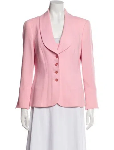 Pre-owned Escada Wool Blazer In Pink