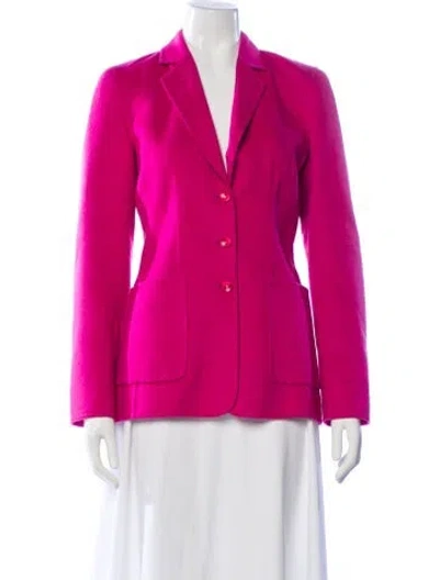 Pre-owned Escada Wool Blazer In Pink
