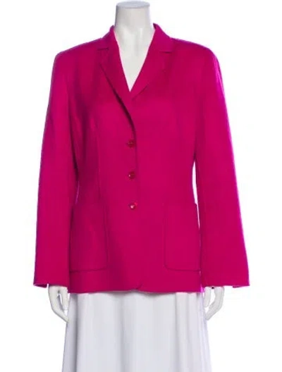 Pre-owned Escada Wool Blazer In Pink