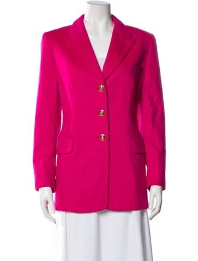Pre-owned Escada Wool Blazer In Pink