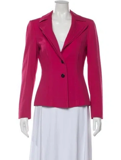 Pre-owned Escada Wool Blazer In Pink