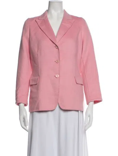 Pre-owned Escada Wool Blazer In Pink