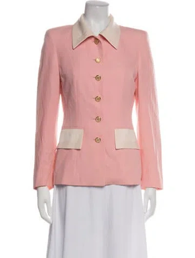 Pre-owned Escada Wool Blazer In Pink