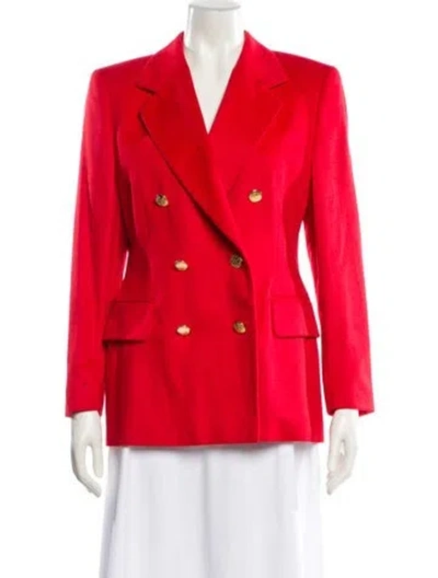 Pre-owned Escada Wool Blazer In Red