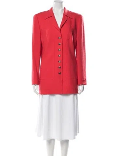 Pre-owned Escada Wool Blazer In Red