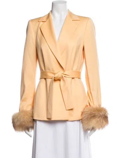 Pre-owned Escada Wool Blazer W/ Tags In Neutrals