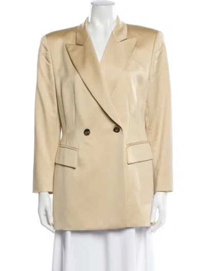 Pre-owned Escada Wool Blazer In Yellow