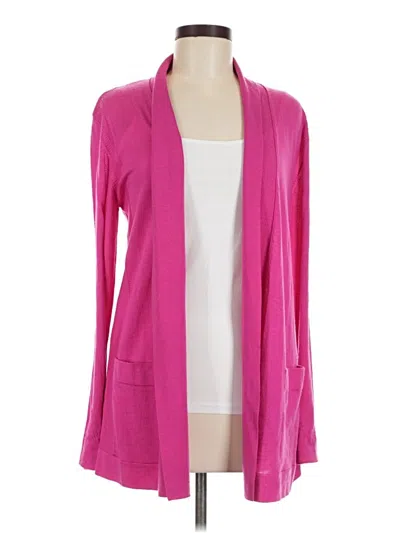 Pre-owned Escada Wool Cardigan Sweater In Pink