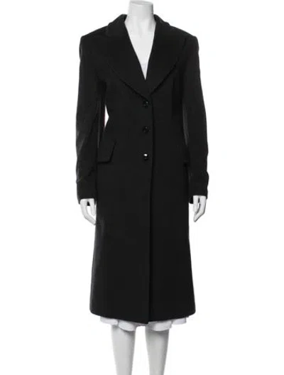 Pre-owned Escada Wool Coat In Gray