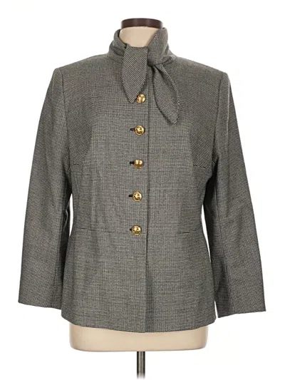 Pre-owned Escada Wool Coat In Gray