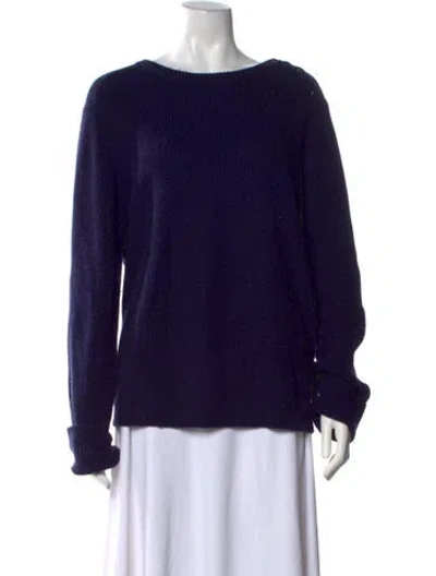 Pre-owned Escada Wool Crew Neck Sweater In Multi
