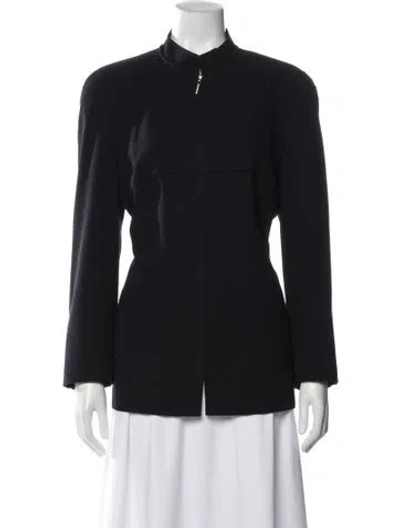 Pre-owned Escada Wool Evening Jacket In Black