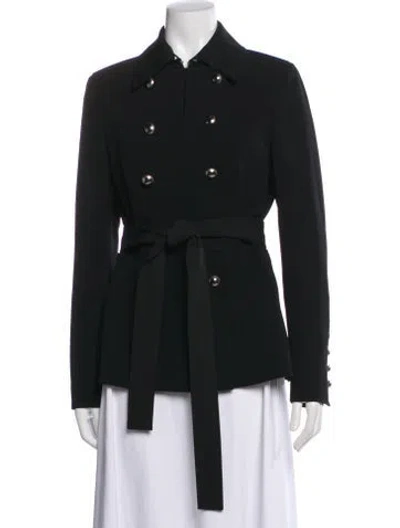 Pre-owned Escada Wool Evening Jacket In Black