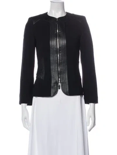 Pre-owned Escada Wool Evening Jacket In Gray