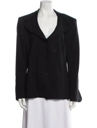 Pre-owned Escada Wool Jacket In Black