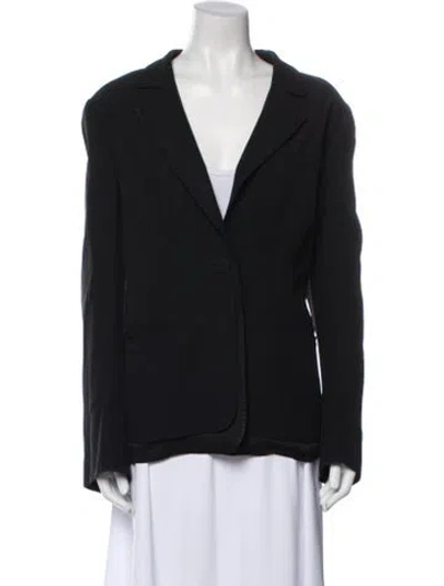 Pre-owned Escada Wool Jacket In Black