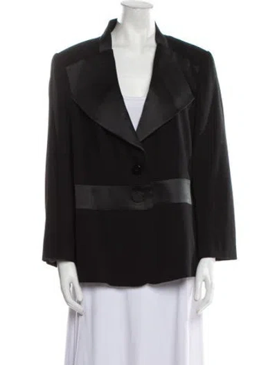 Pre-owned Escada Wool Jacket In Black