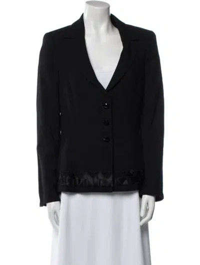 Pre-owned Escada Wool Jacket In Black