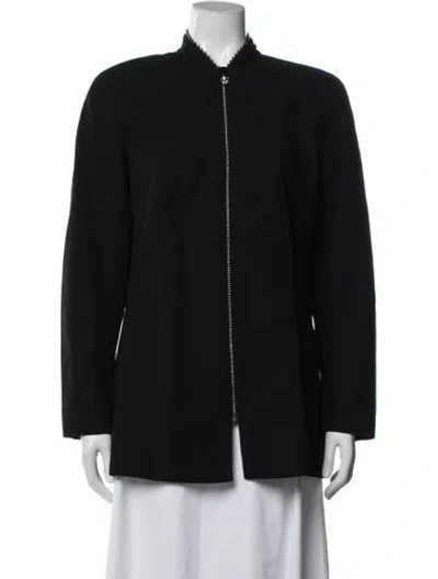Pre-owned Escada Wool Jacket In Black