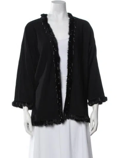 Pre-owned Escada Wool Jacket In Black