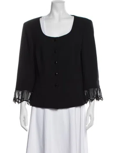 Pre-owned Escada Wool Jacket In Black