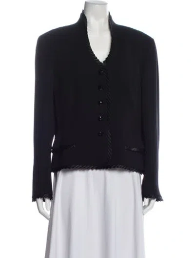 Pre-owned Escada Wool Jacket In Blue