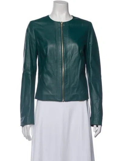 Pre-owned Escada Wool Jacket In Green