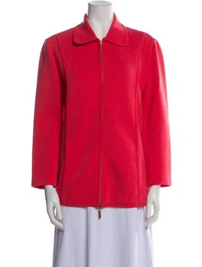 Pre-owned Escada Wool Jacket In Pink