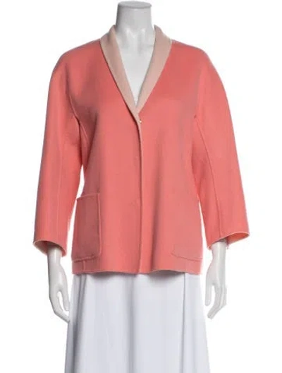 Pre-owned Escada Wool Jacket In Pink
