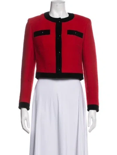 Pre-owned Escada Wool Jacket In Red