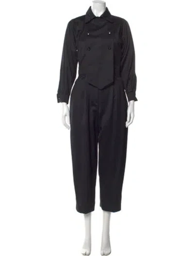 Pre-owned Escada Wool Jumpsuit In Black