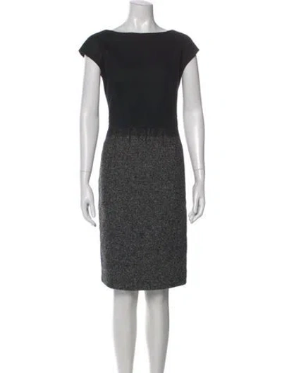 Pre-owned Escada Wool Knee-length Dress In Multi