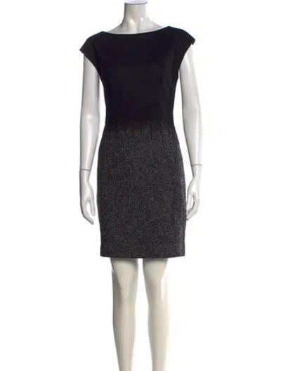 Pre-owned Escada Wool Knee-length Dress In Multi