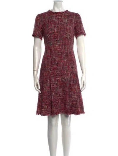 Pre-owned Escada Wool Knee-length Dress In Pink