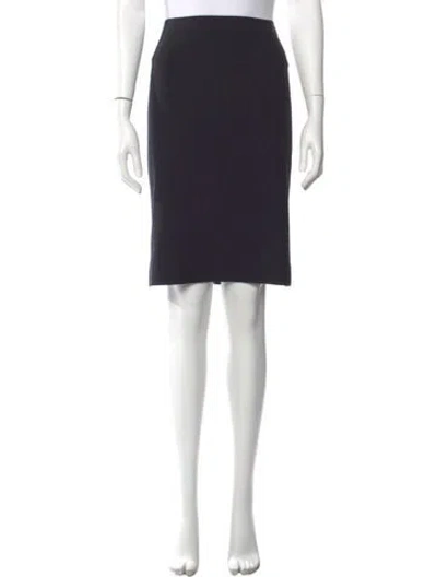 Pre-owned Escada Wool Knee-length Skirt In Blue