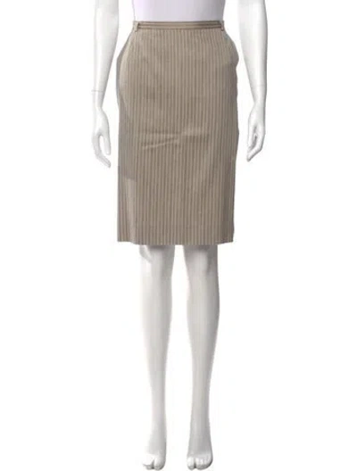Pre-owned Escada Wool Knee-length Skirt In Brown
