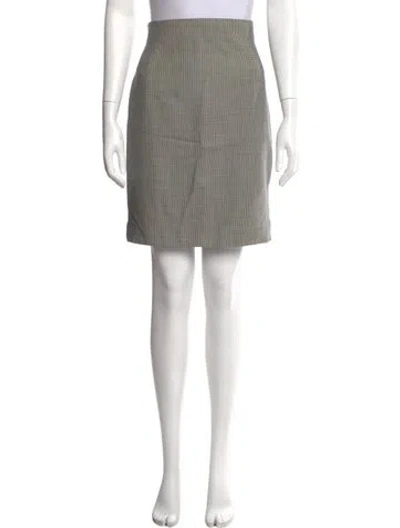 Pre-owned Escada Wool Knee-length Skirt In Gray