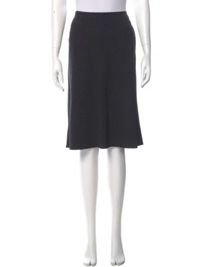 Pre-owned Escada Wool Knee-length Skirt In Gray