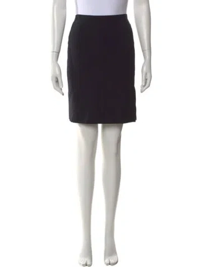 Pre-owned Escada Wool Knee-length Skirt In Green