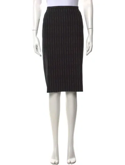 Pre-owned Escada Wool Knee-length Skirt In Multicolor